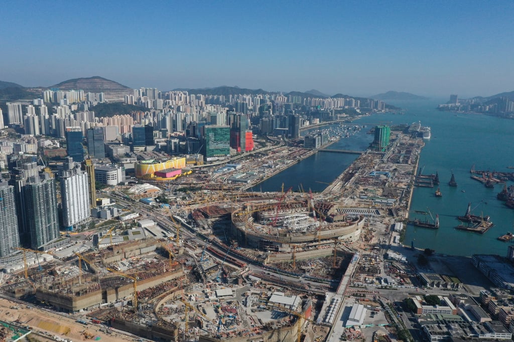 The Kai Tak area of Kowloon, Hong Kong, on December 08, 2021. CK Asset on Wednesday won the bidding for a land parcel in the area for HK$8.7 billion (US$1.12 billion), the lowest price paid for a residential parcel in eight years in the area, which was formerly the city’s airport. Photo: Dickson Lee