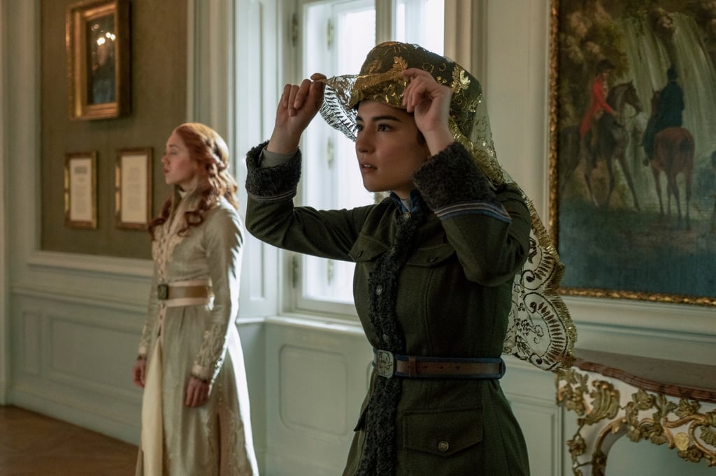 Jessie Mei Li as Alina Starkov in a still from Shadow and Bone. Photo: Attila Szvacsek/Netflix Jessie Mei Li as Alina Starkov in a still from Shadow and Bone. Photo: Attila Szvacsek/Netflix