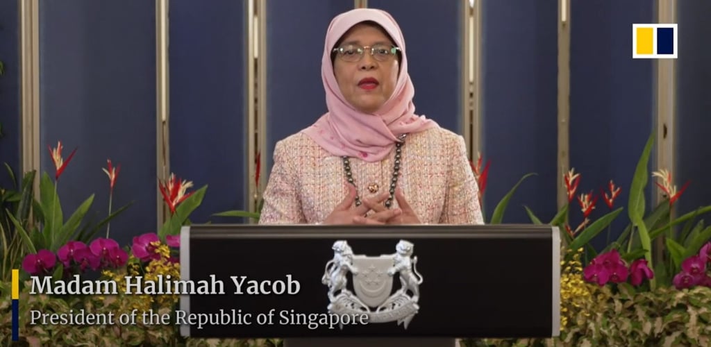 President Halimah Yacob described the recent spate of intra-family rape cases in Singapore as “highly disturbing and sickening” in a social media post. Photo: Handout