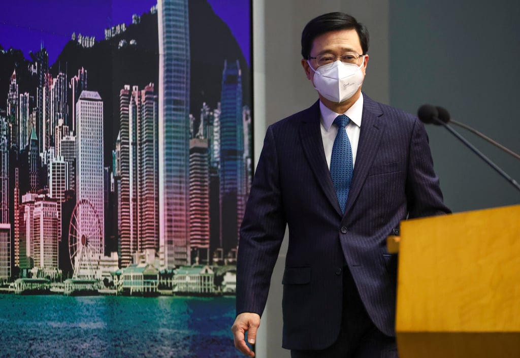 Chief Executive John Lee. Photo: Edmond So