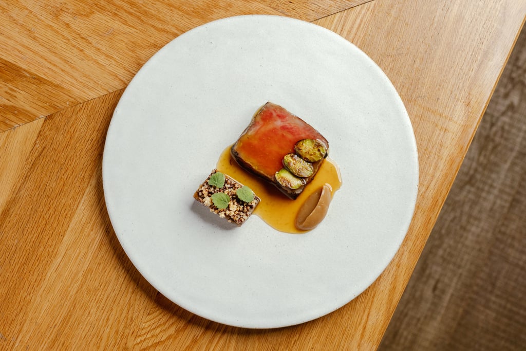Kagoshima A3 Wagyu beef with petai miso and tamarind. Kagoshima A3 Wagyu beef with petai miso and tamarind.