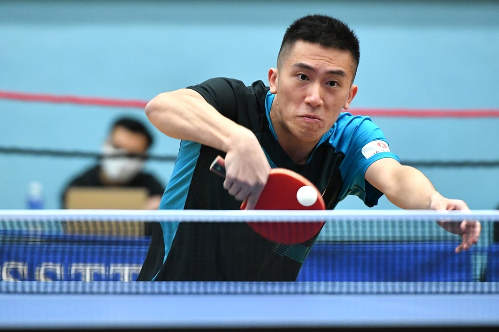 Lam Siu-hang won Hong Kong’s inaugural mixed singles tournament. Photo: Hong Kong Table Tennis Association