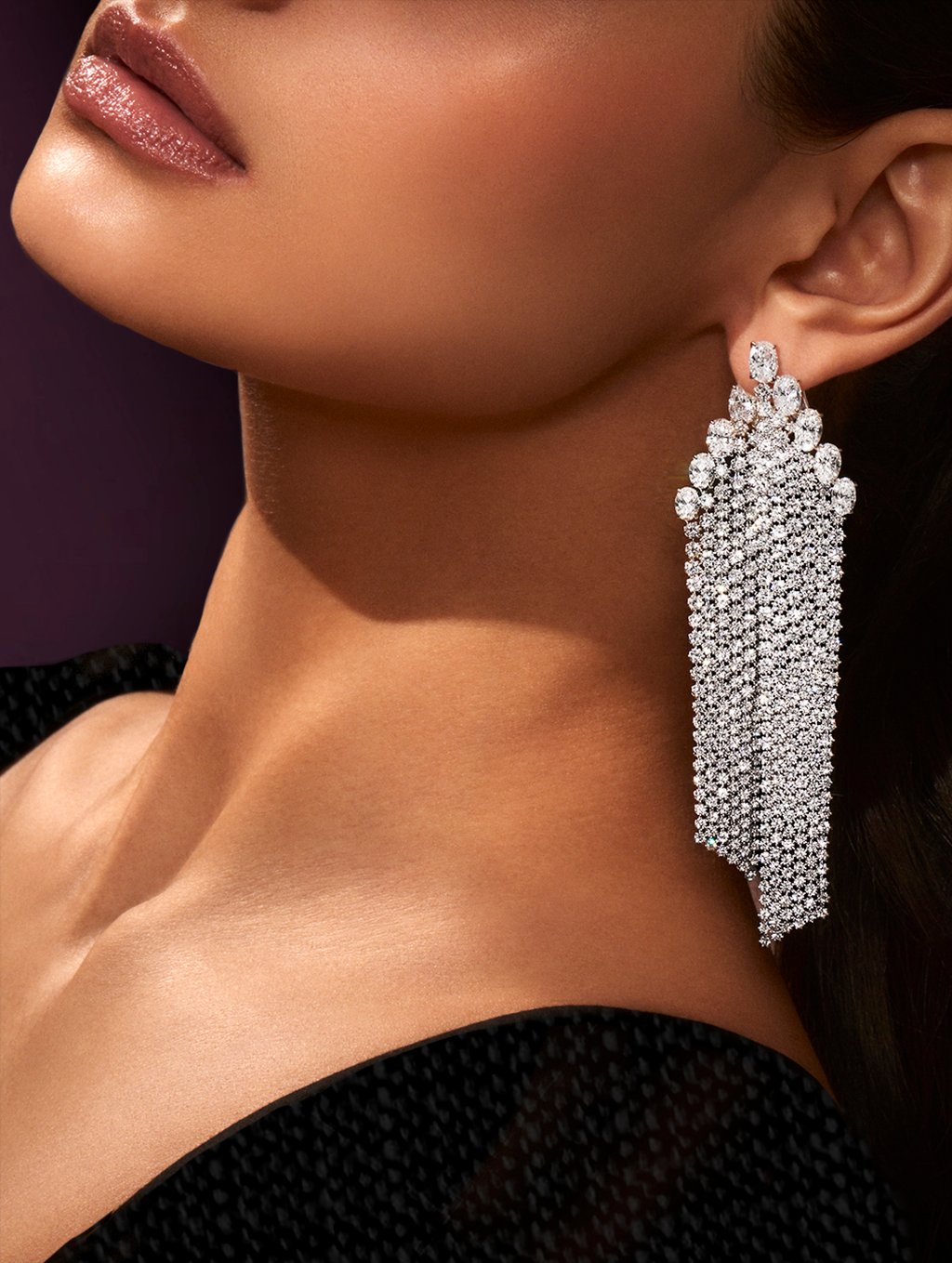 Boghossian Diaphane mesh earrings. Photo: Boghossian