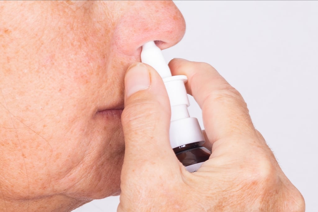 The nasal spray delivers antibodies in the nose, where the coronavirus first makes contact. Photo: Shutterstock The nasal spray delivers antibodies in the nose, where the coronavirus first makes contact. Photo: Shutterstock