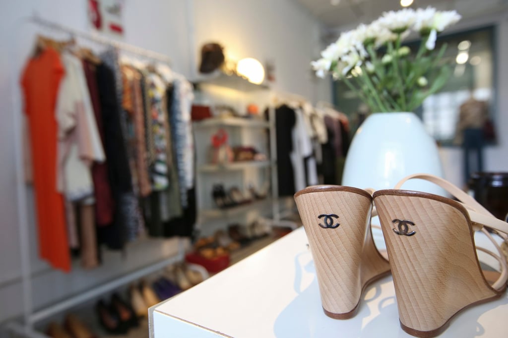 The interiors and goods for sale at vintage shop Label Chic pop-up boutique in Central, Hong Kong. Photo: Nora Tam
