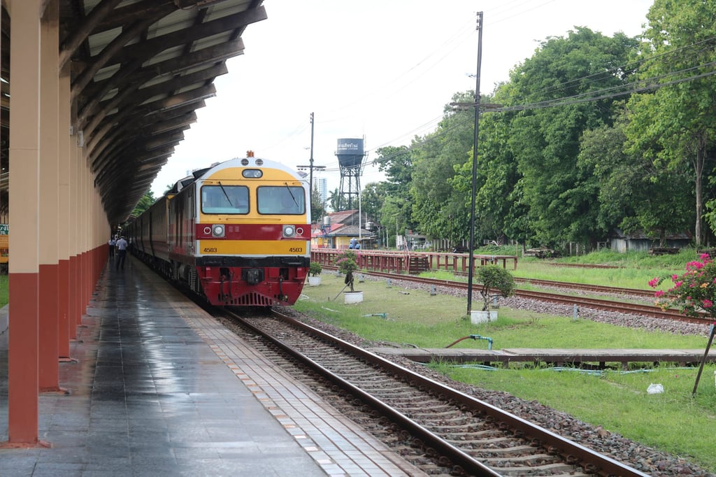 A train sits in Chiang Mai Railway Station in Thailand: increasing numbers of travellers are opting to get around countries they visit by train. Photo: SCMP Archive