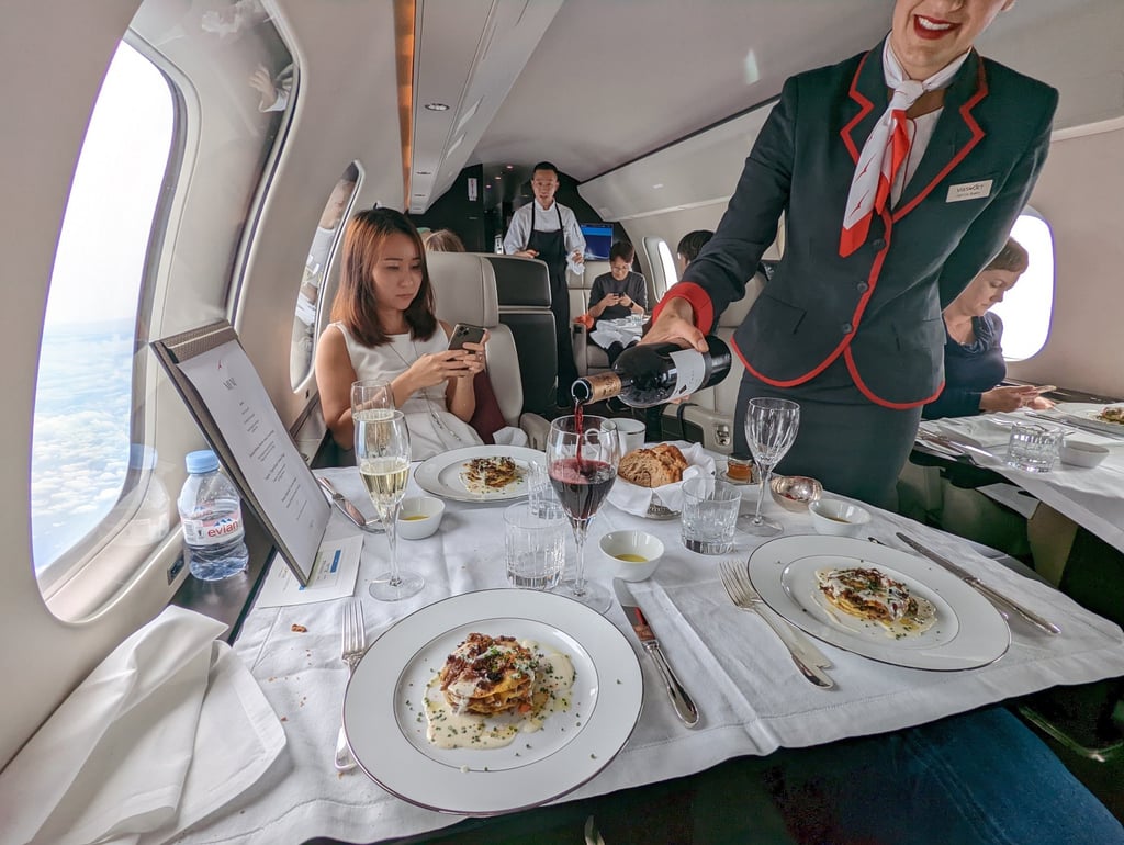 VistaJet flight on board the Bombardier Global 7500. Photo: VistaJet
