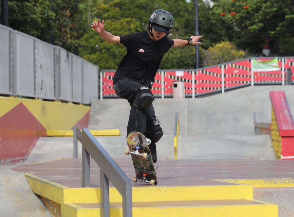 Jaimie Chan wins U12-16 girls’ competition at Hong Kong Youth Street Skateboarding Open. Photo: Xiaomie Chen Jaimie Chan wins U12-16 girls’ competition at Hong Kong Youth Street Skateboarding Open. Photo: Xiaomie Chen