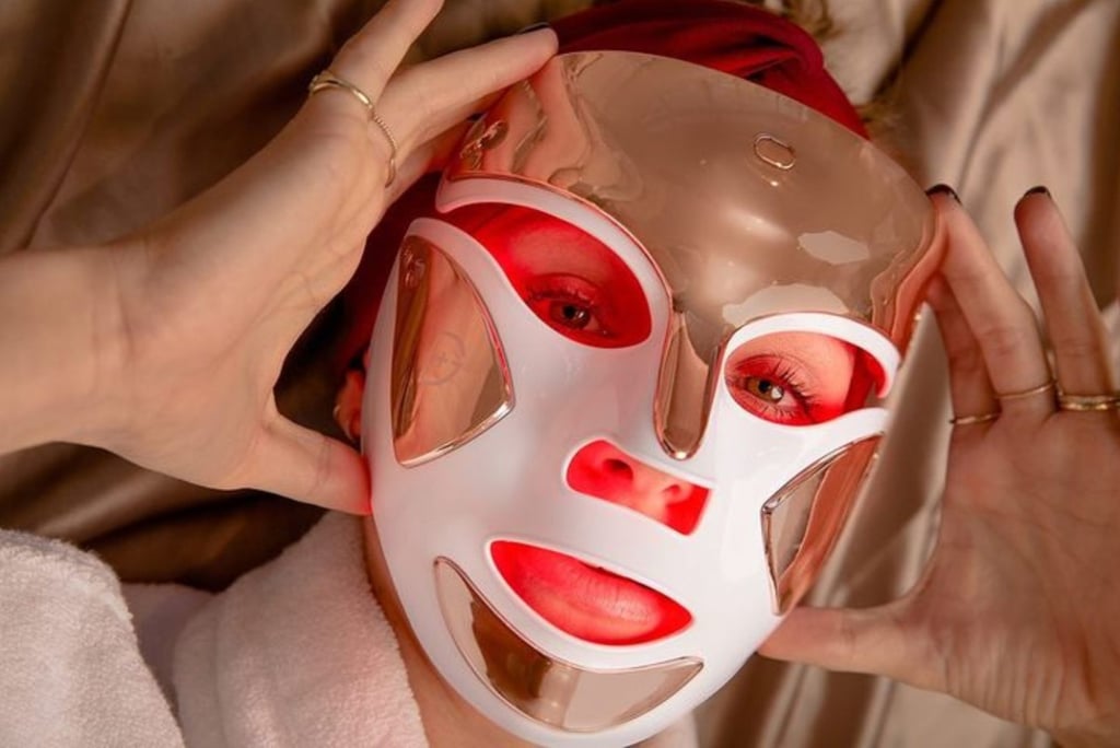 LED light therapy is said to be good for targeting blemishes and skin irritation. Photo: @johnbellandcroyden/Instagram