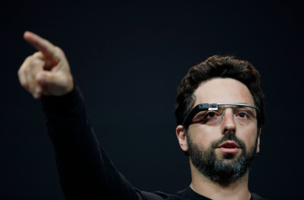Sergey Brin, co-founder of Google, introduces the Google Class Explorer edition during Google’s annual developer conference in 2012. Photo: AFP Sergey Brin, co-founder of Google, introduces the Google Class Explorer edition during Google’s annual developer conference in 2012. Photo: AFP