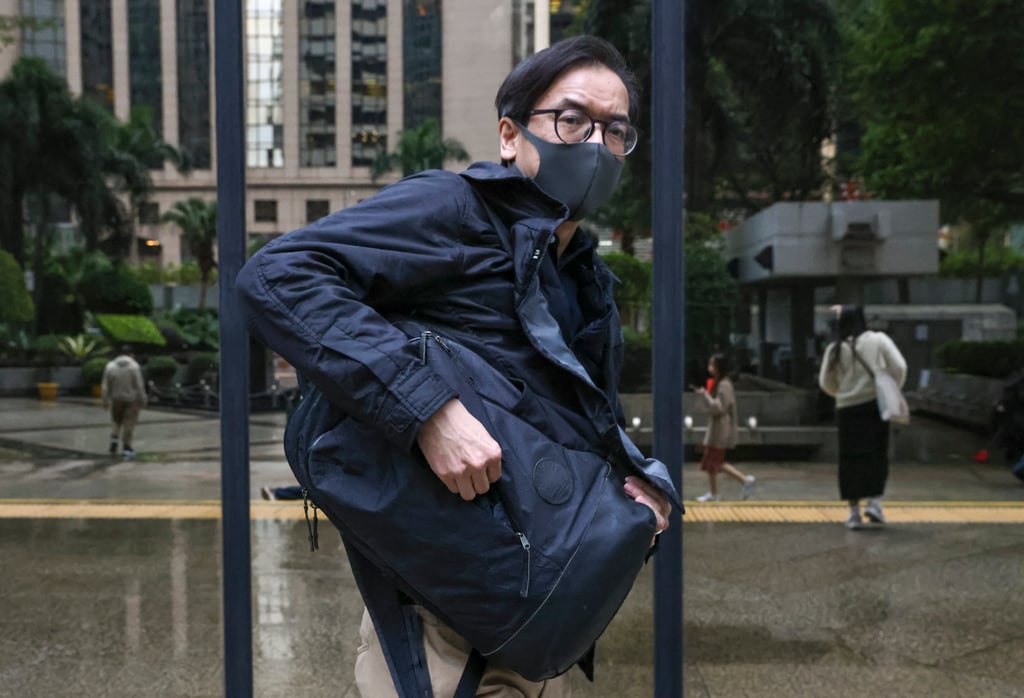 Chung Pui-kuen leaving court on Tuesday. Photo: K. Y. Cheng Chung Pui-kuen leaving court on Tuesday. Photo: K. Y. Cheng