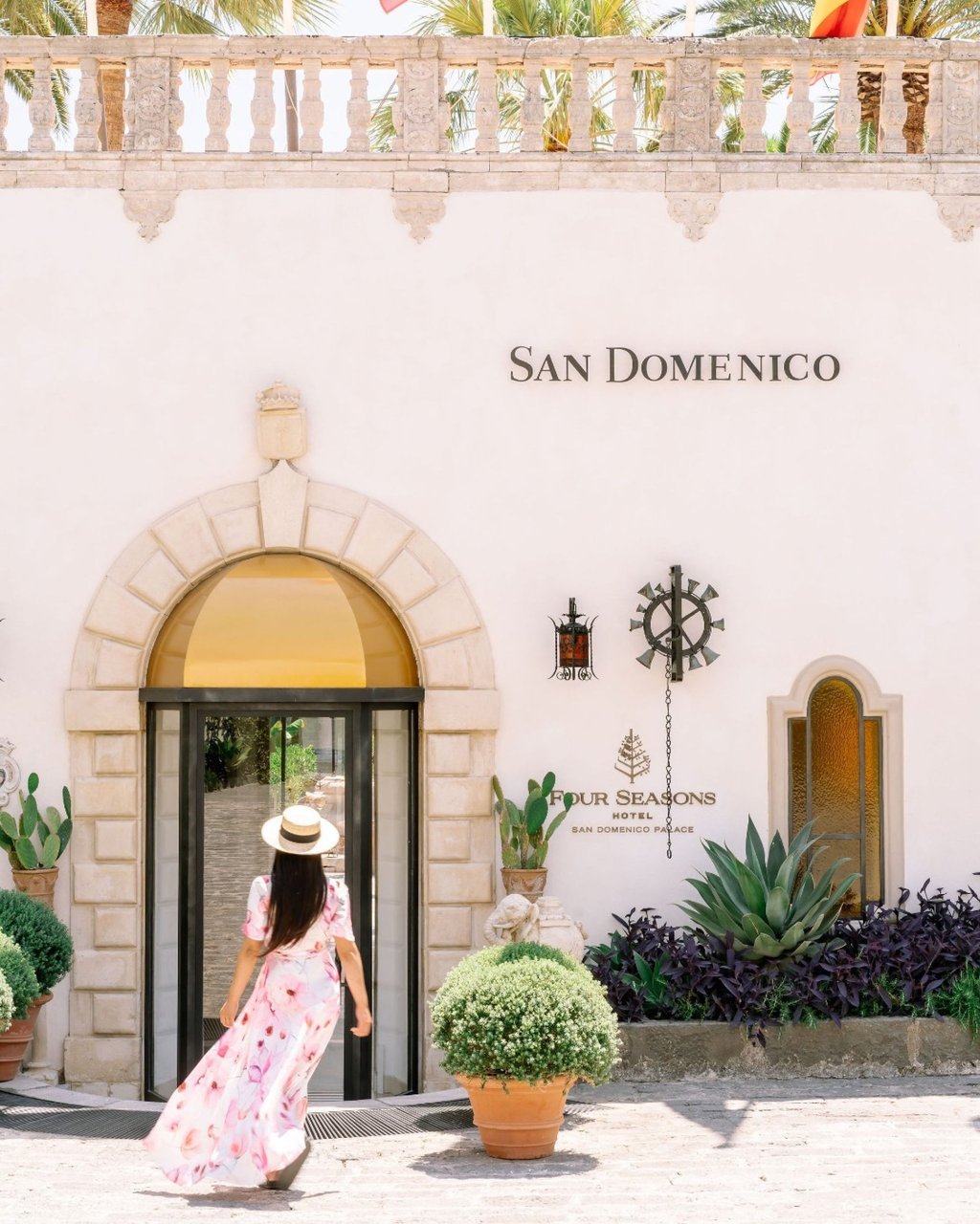 San Domenico Palace, A Four Seasons Hotel is located in Taormina in Sicily, Italy. Photo: @fstaormina/Instagram San Domenico Palace, A Four Seasons Hotel is located in Taormina in Sicily, Italy. Photo: @fstaormina/Instagram