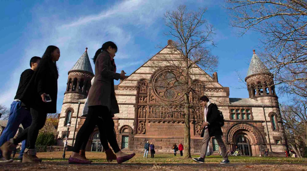 The Princeton University campus in New Jersey on November 16, 2013. Photo: Reuters. The Princeton University campus in New Jersey on November 16, 2013. Photo: Reuters.