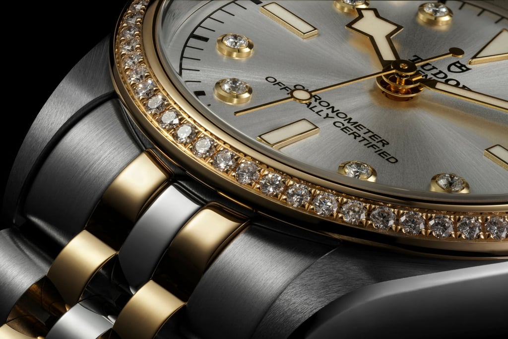 A diving watch with a difference: the latest Black Bay models can be blinged up with diamonds.
