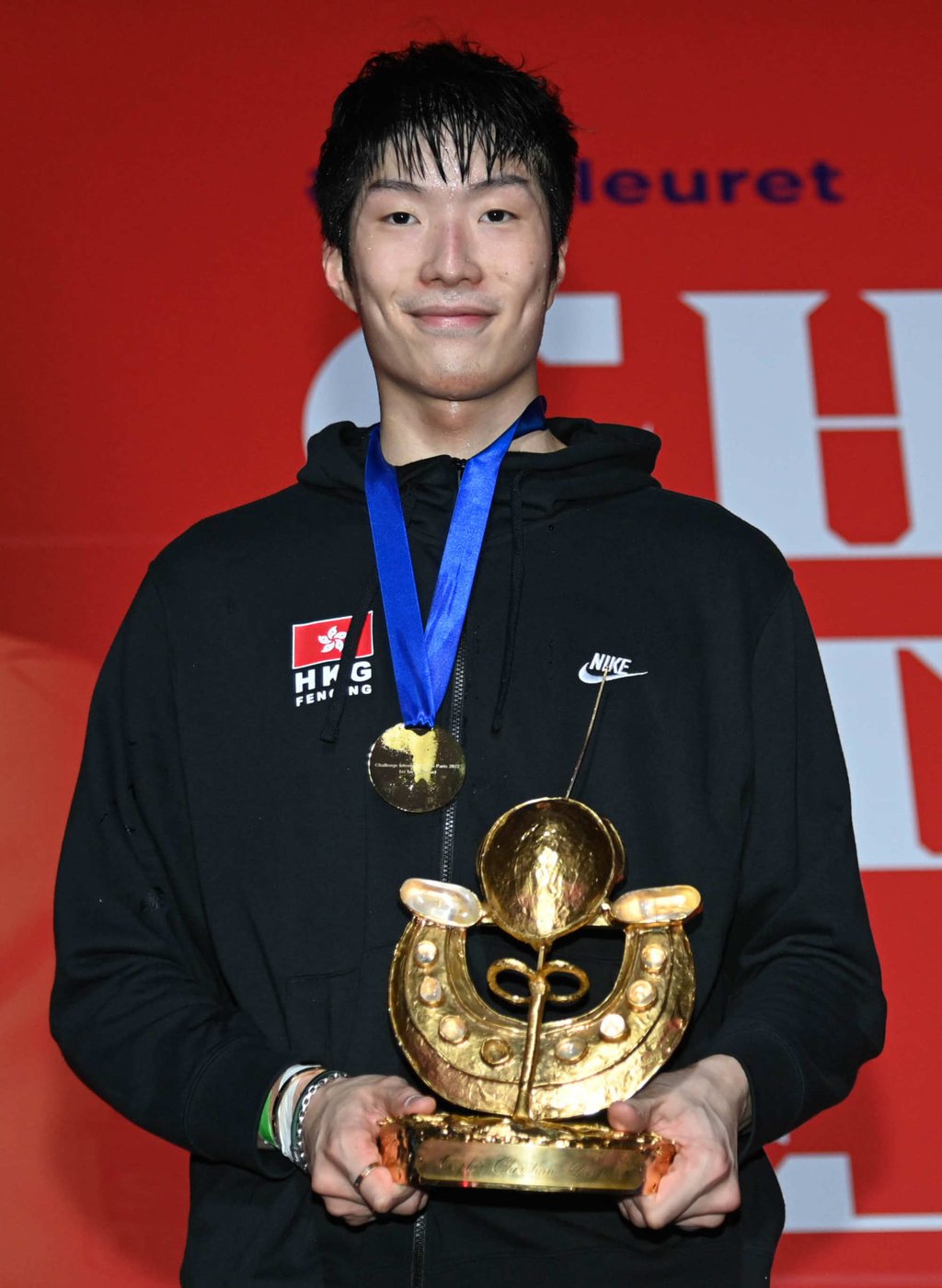 Cheung Ka-long will be defending his World Cup title in Paris after winning the 2022 event. Photo: FIE Cheung Ka-long will be defending his World Cup title in Paris after winning the 2022 event. Photo: FIE
