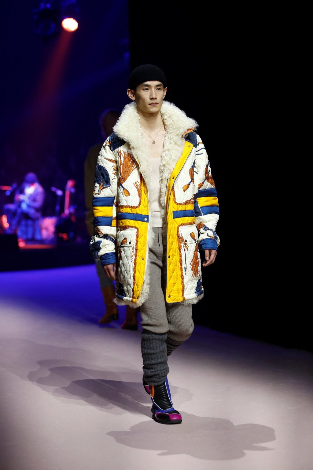 Gucci’s menswear show in Milan, Italy, on January 13, marked a new era for the luxury brand after creative director Alessandro Michele’s departure last year. Photo: Reuters Gucci’s menswear show in Milan, Italy, on January 13, marked a new era for the luxury brand after creative director Alessandro Michele’s departure last year. Photo: Reuters