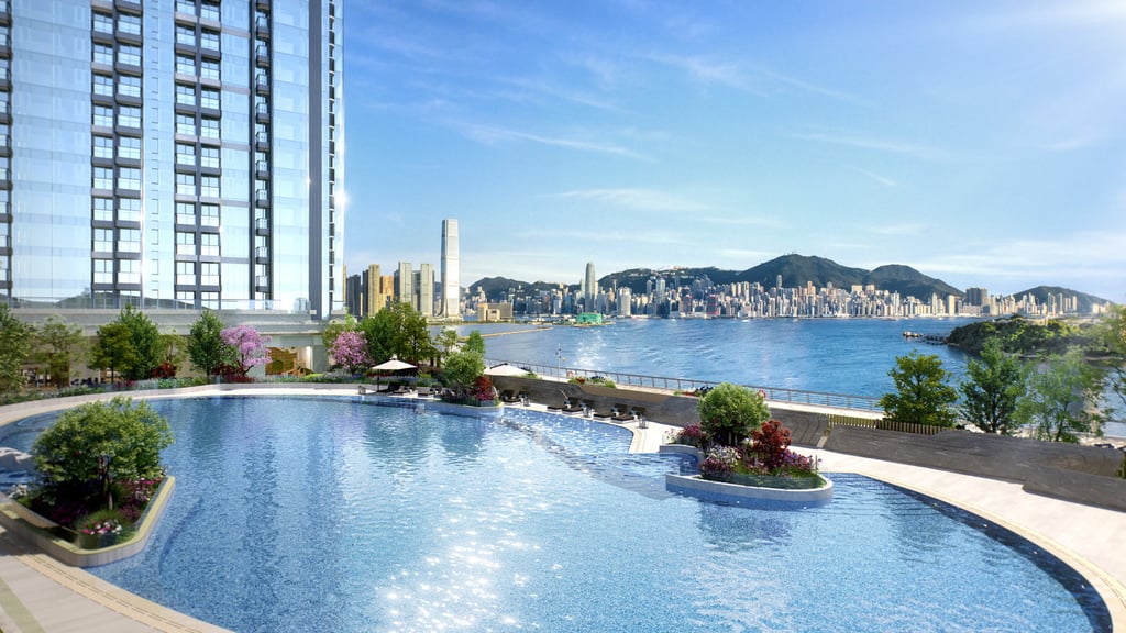A promotional image of the Grand Victoria luxury waterfront development. Image: Handout