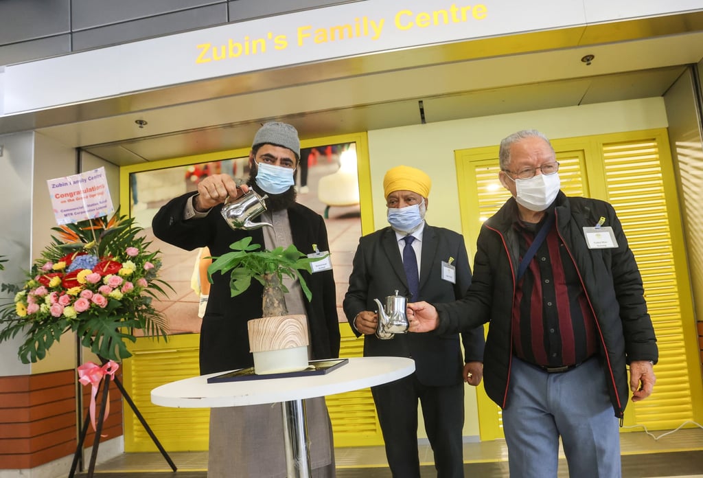 Attending the ceremony were (from left) Kowloon Mosque Chief Imam Muhammad Arshad, Khalsa Diwan Sikh Temple representative Jagjit Singh and Zion International Baptist Church Pastor Yukta Man Gurung. Photo: Jonathan Wong Attending the ceremony were (from left) Kowloon Mosque Chief Imam Muhammad Arshad, Khalsa Diwan Sikh Temple representative Jagjit Singh and Zion International Baptist Church Pastor Yukta Man Gurung. Photo: Jonathan Wong