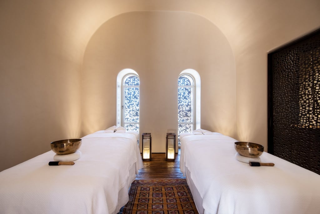 Inside a luxury treatment room at Israel’s Six Senses Shaharut. Photo: Handout