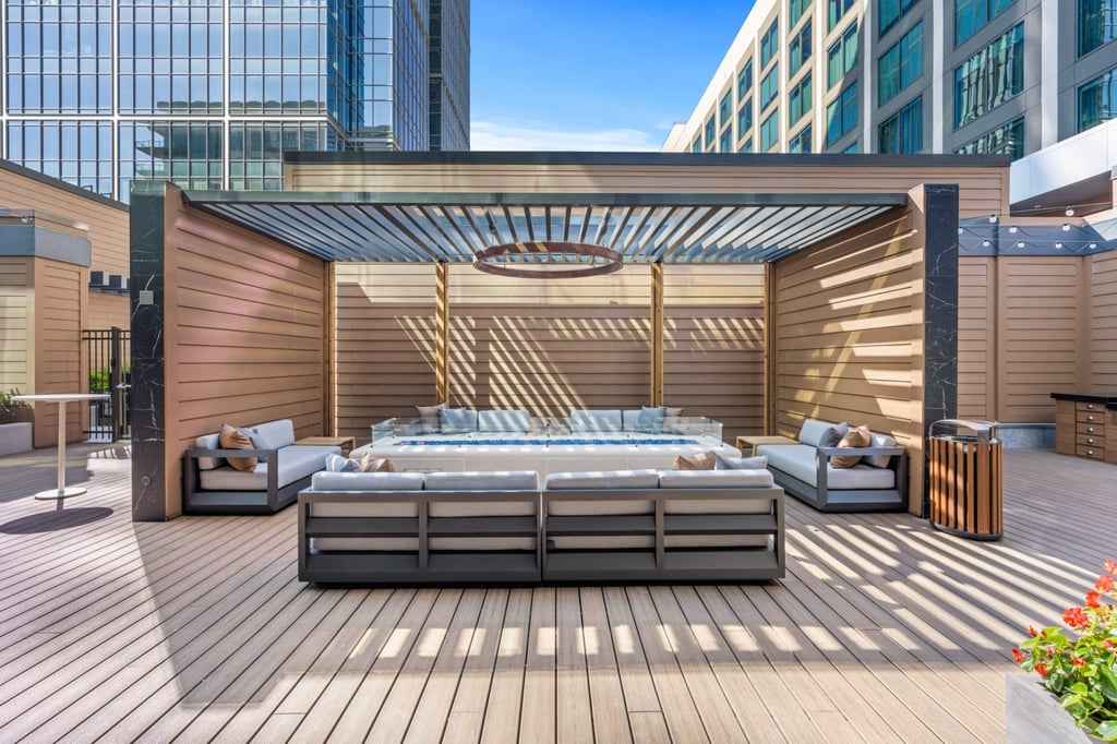 An outdoor area of 40 West 12th. Photo: Handout An outdoor area of 40 West 12th. Photo: Handout