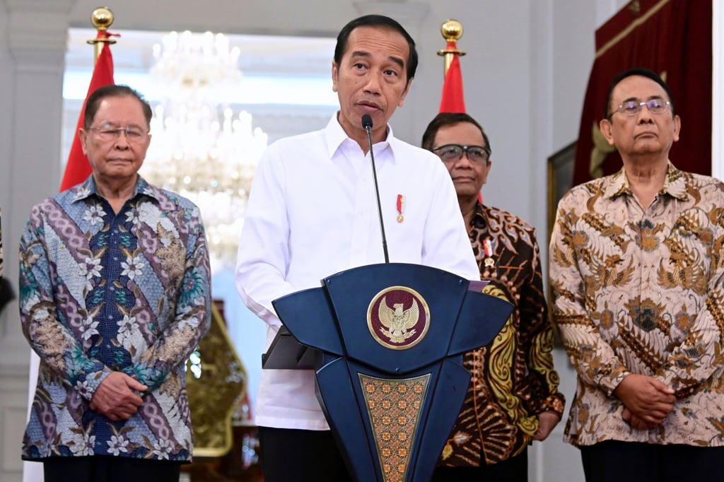 Indonesian President Joko Widodo, who in a recent speech reminded regional leaders about the right to freedom of religion in Indonesia. Photo: Indonesian Presidential Palace via AP Indonesian President Joko Widodo, who in a recent speech reminded regional leaders about the right to freedom of religion in Indonesia. Photo: Indonesian Presidential Palace via AP