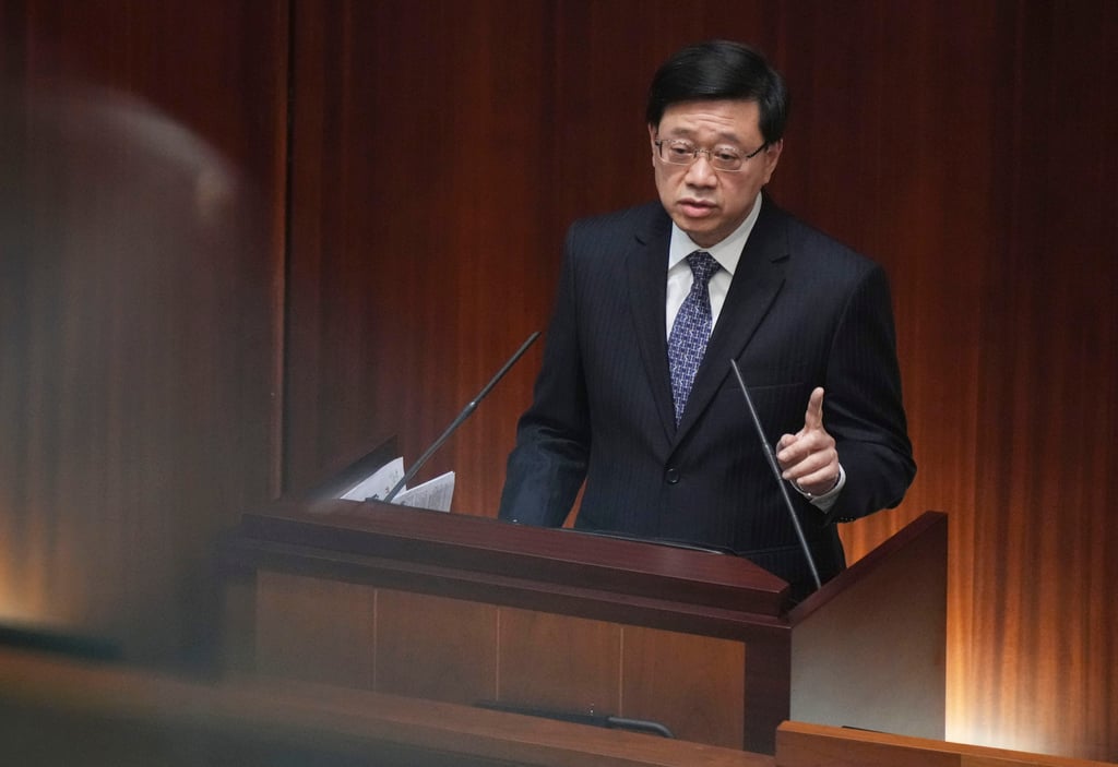 Hong Kong Chief Executive John Lee. Photo: Elson Li Hong Kong Chief Executive John Lee. Photo: Elson Li