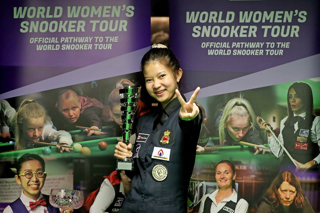 Nutcharut ‘Mink’ Wongharuthai won her fifth ranking event title in Belgium. Photo: WWS Nutcharut ‘Mink’ Wongharuthai won her fifth ranking event title in Belgium. Photo: WWS