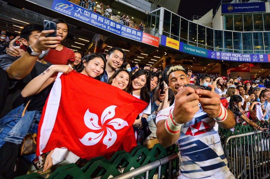 More than 20,000 rugby sevens fans watched three days of action in Hong Kong during last November’s return of the Hong Kong Sevens. Photo: Hong Kong Rugby Union More than 20,000 rugby sevens fans watched three days of action in Hong Kong during last November’s return of the Hong Kong Sevens. Photo: Hong Kong Rugby Union