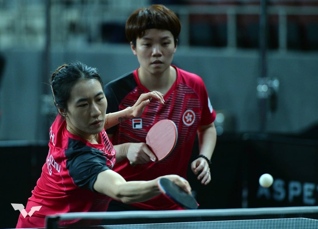 Doo Hoi-kem and Zhu Chengzhu lost in the semi-finals. Photo: WTT Doo Hoi-kem and Zhu Chengzhu lost in the semi-finals. Photo: WTT