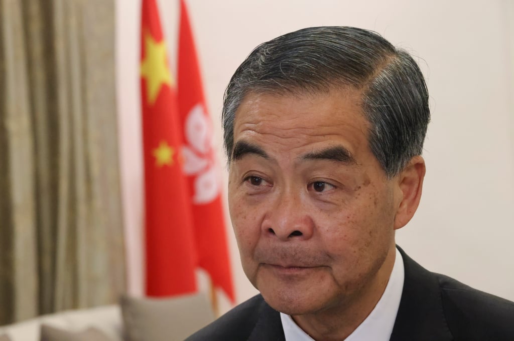 Former Hong Kong leader Leung Chun-ying is now a vice-chairman of the national political advisory body. Photo: Nora Tam