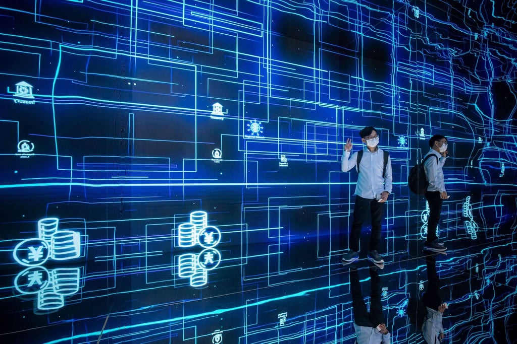 CBDC issues were also explored during Hong Kong FinTech Week last November. Photo: Bloomberg CBDC issues were also explored during Hong Kong FinTech Week last November. Photo: Bloomberg