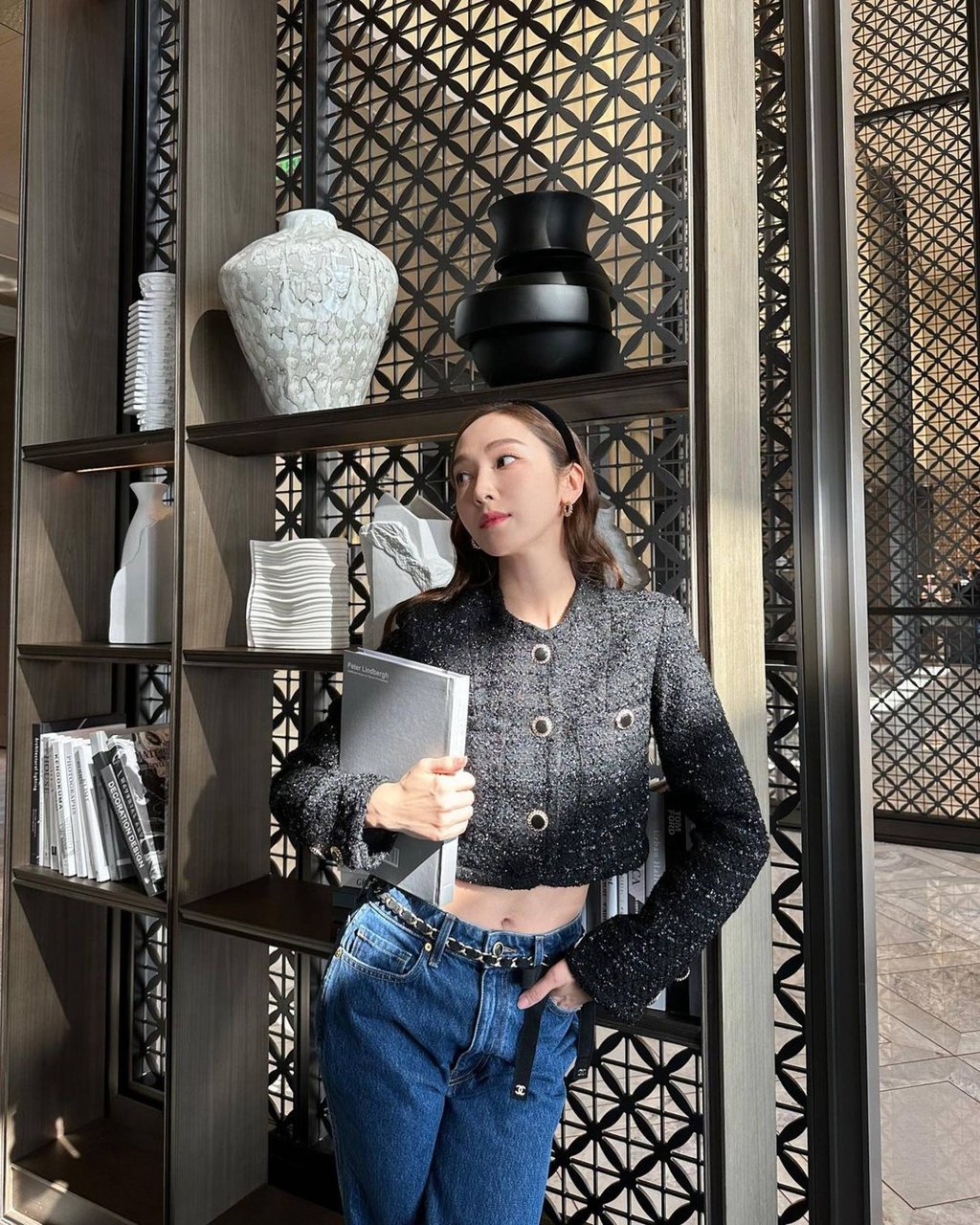 Jessica Jung likes to mix high fashion with streetwear. Photo: @jessica.syj/Instagram