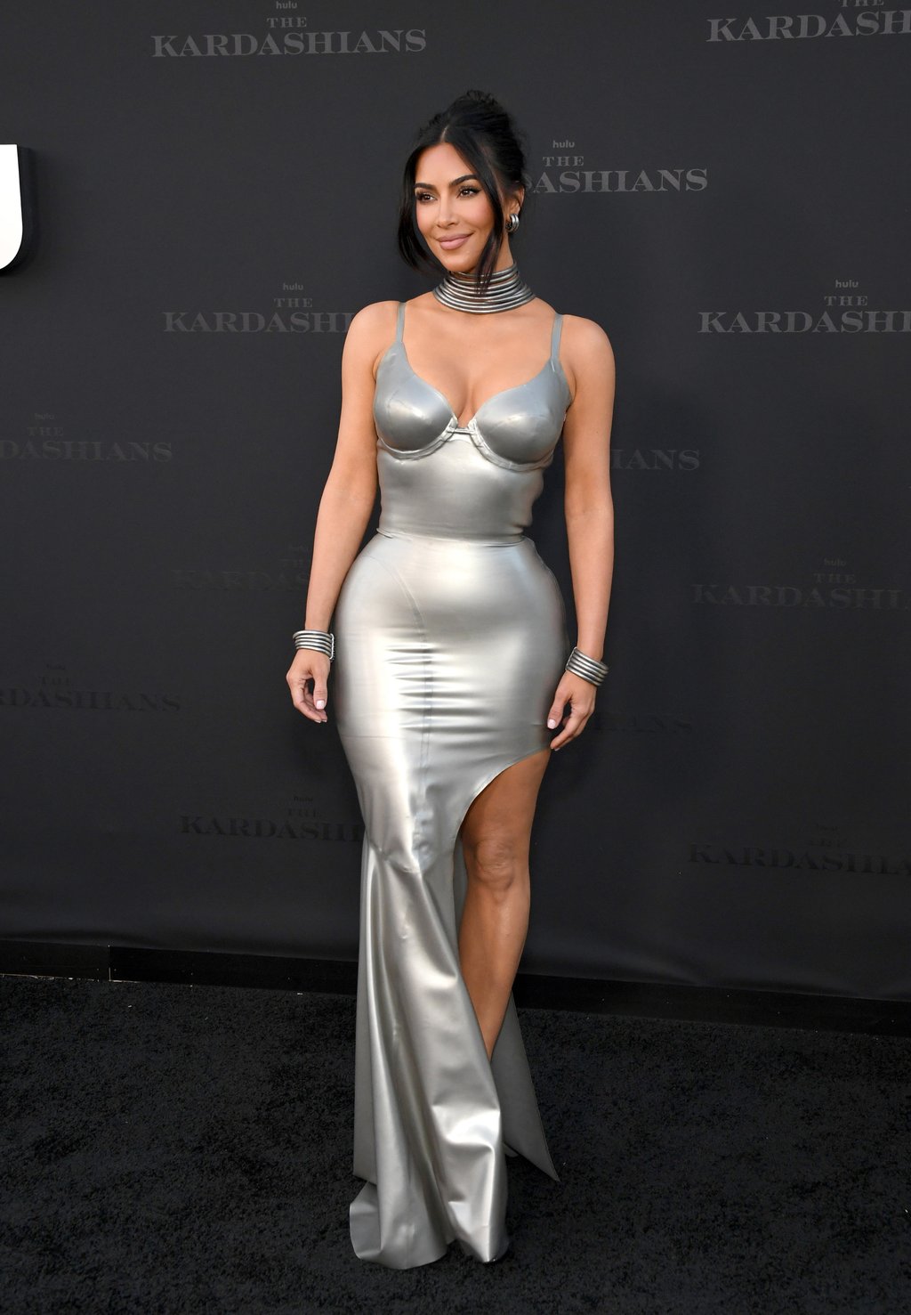 Kim Kardashian attends the Los Angeles premiere of Hulu’s new show The Kardashians at Goya Studios in April 2022, in Los Angeles, California. Photo: FilmMagic Kim Kardashian attends the Los Angeles premiere of Hulu’s new show The Kardashians at Goya Studios in April 2022, in Los Angeles, California. Photo: FilmMagic