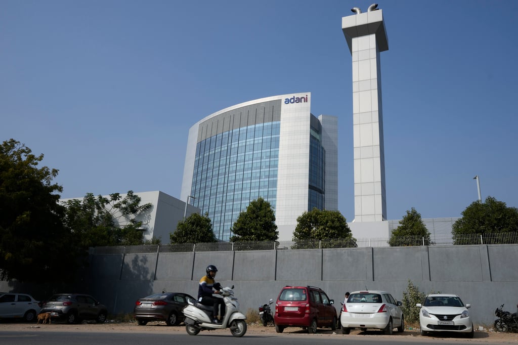 Adani Corporate House in Ahmedabad, India. Adani Group’s listed companies lost more than US$68 billion in market capitalization after a US short seller released a scathing report. Photo: AP