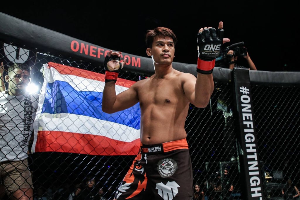 Shannon Wiratchai looks on ahead of competing in the ONE Championship Circle.