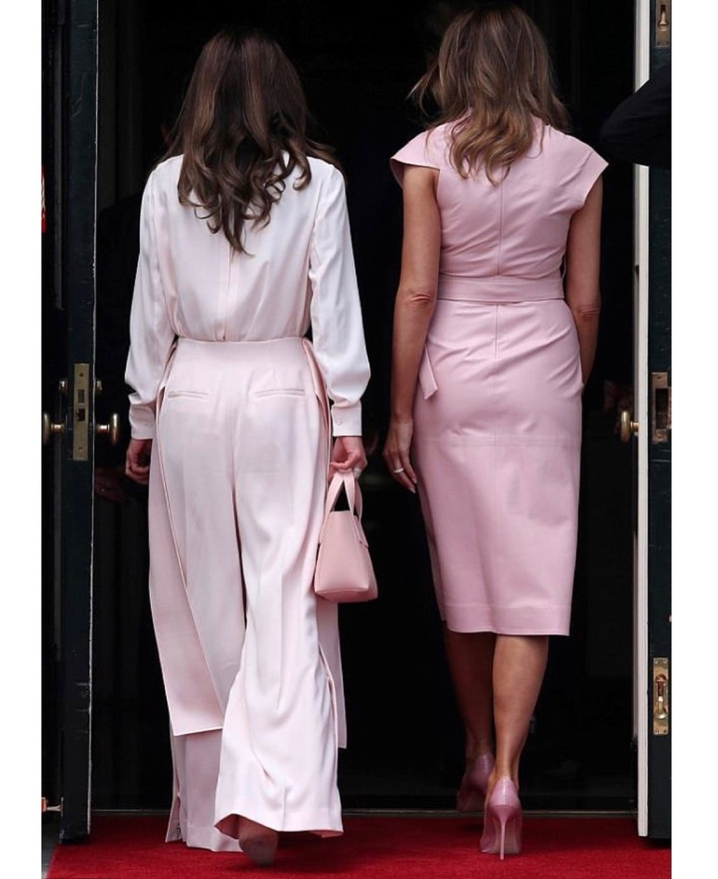 Did Melania Trump have prior knowledge of Rania’s outfit or was it just a happy accident that they matched so well? Photo: @queenrania/Instagram