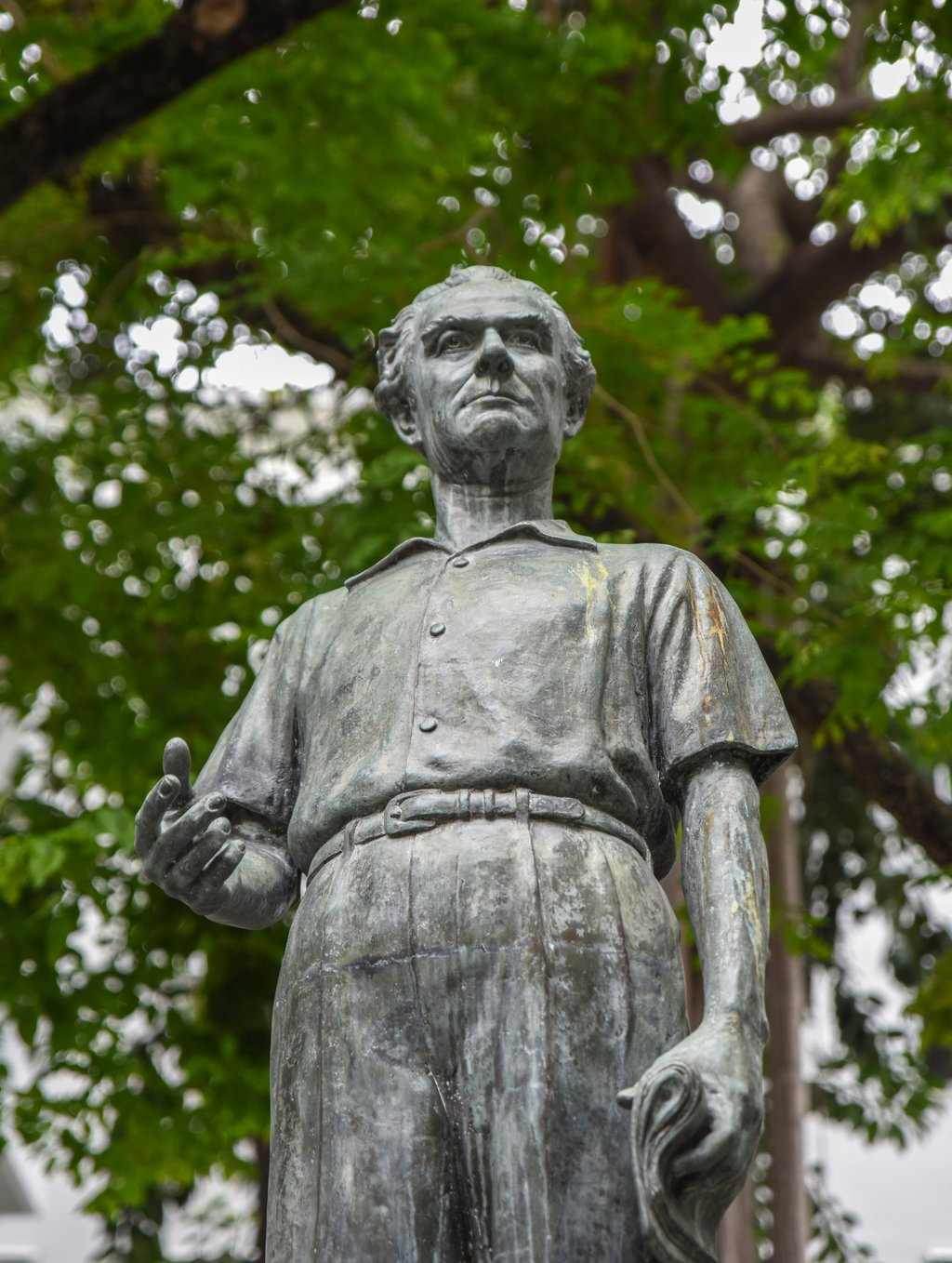 A statue of Corrado Feroci at Bangkok’s Silpakorn University. Photo: Ronan O’Connell