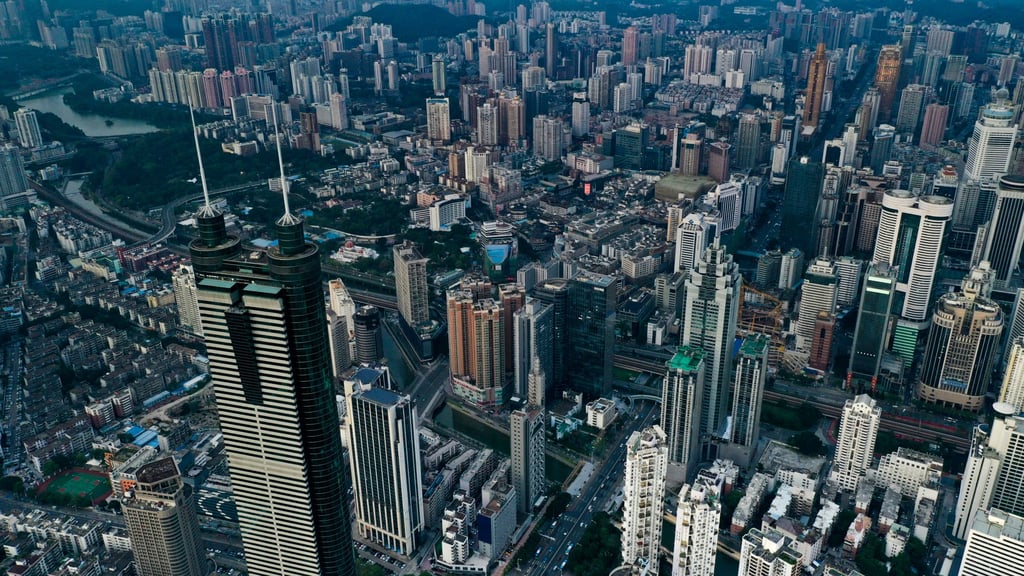 A view of Shenzhen in the Greater Bay Area. Photo: Martin Chan A view of Shenzhen in the Greater Bay Area. Photo: Martin Chan