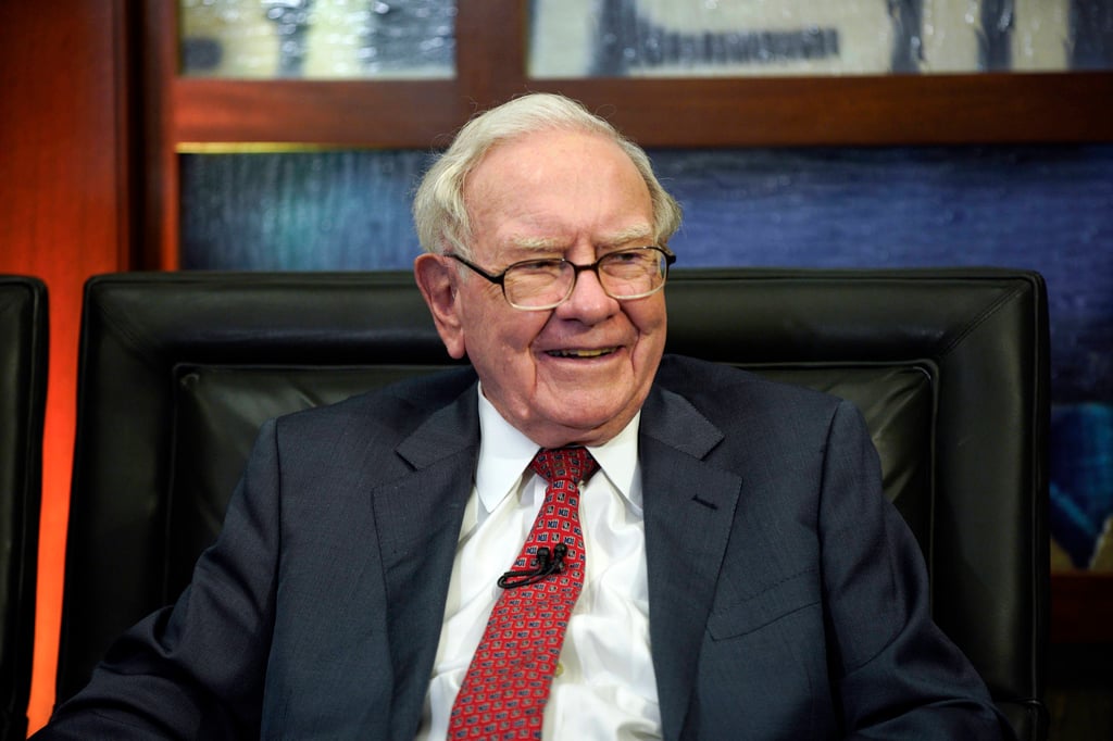 Berkshire Hathaway Chairman and CEO Buffett speaks during an interview in 2018. Photo: AP Berkshire Hathaway Chairman and CEO Buffett speaks during an interview in 2018. Photo: AP