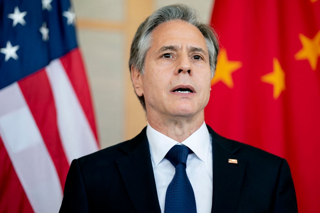 US Secretary of State Antony Blinken is postponing a trip to Beijing and will reschedule it, the State Department said. Photo: AFP US Secretary of State Antony Blinken is postponing a trip to Beijing and will reschedule it, the State Department said. Photo: AFP