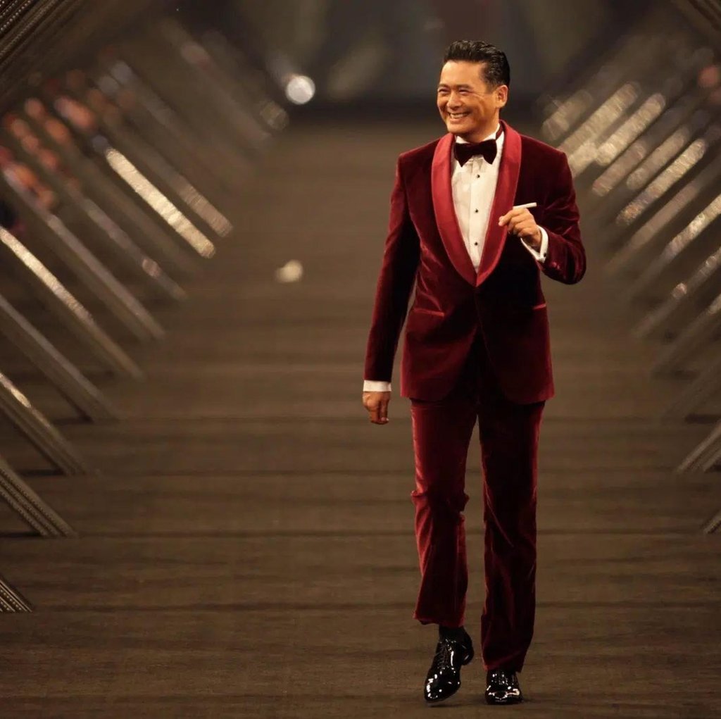 Chow Yun-fat appeared in a Hugo Boss fashion show. Photo: @diplomaticities/Instagram Chow Yun-fat appeared in a Hugo Boss fashion show. Photo: @diplomaticities/Instagram