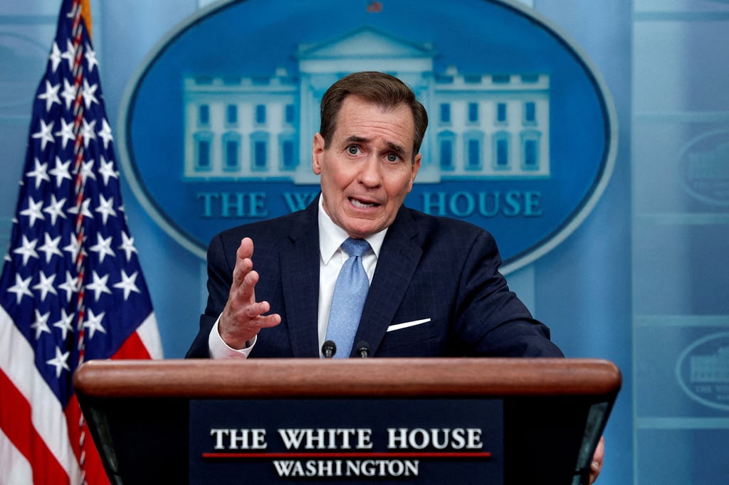 “We came into office aware that the Chinese were continuing this programme of spy balloons,” National Security Council spokesman John Kirby said. Photo: Reuters “We came into office aware that the Chinese were continuing this programme of spy balloons,” National Security Council spokesman John Kirby said. Photo: Reuters