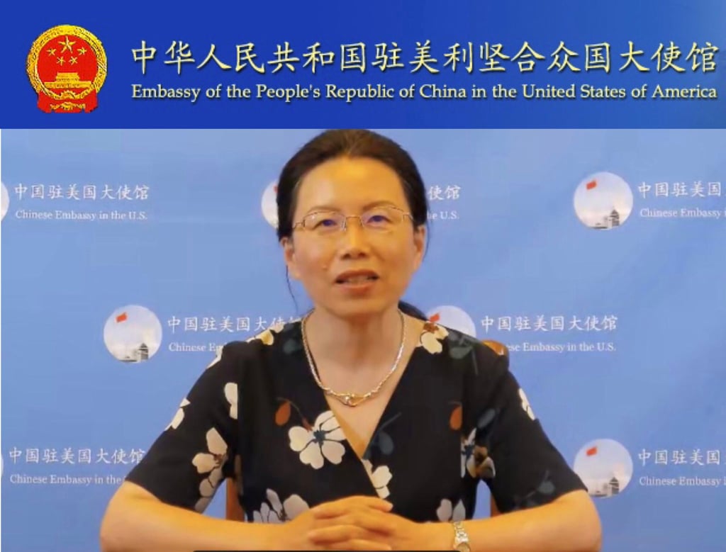 Xu Xueyuan, chargé d’affaires at China’s embassy in the US. Photo: Twitter