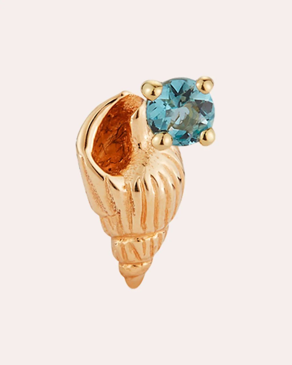 Renna Single Aquamarine Bitsy Ursula Stud Earring. Photo: Olivela Renna Single Aquamarine Bitsy Ursula Stud Earring. Photo: Olivela
