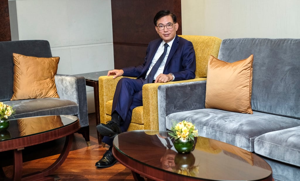 George Hongchoy, CEO of Link Reit, during an interview in Wan Chai in November 2019. Photo: Tory Ho