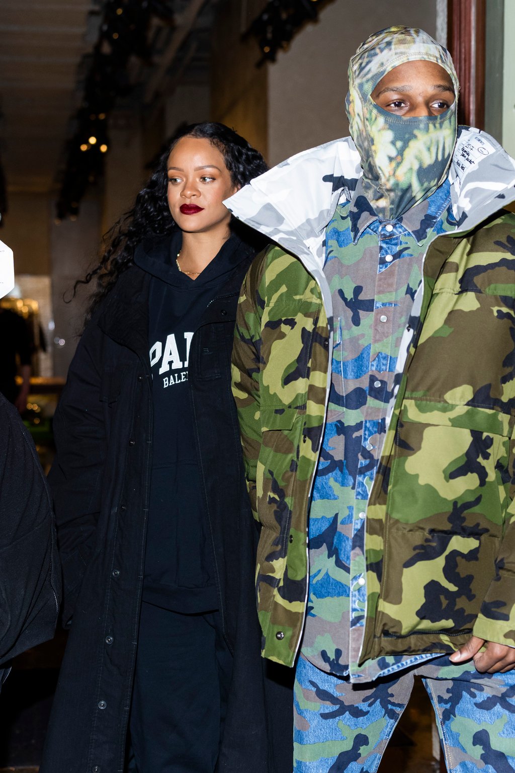 Rihanna and A$AP Rocky are seen shopping at Bottega Veneta Soho in January 2022, in New York City. Photo: GC Images