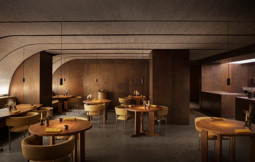 The dining room at two-Michelin-star London hotspot Ikoyi. Photo: Ikoyi The dining room at two-Michelin-star London hotspot Ikoyi. Photo: Ikoyi