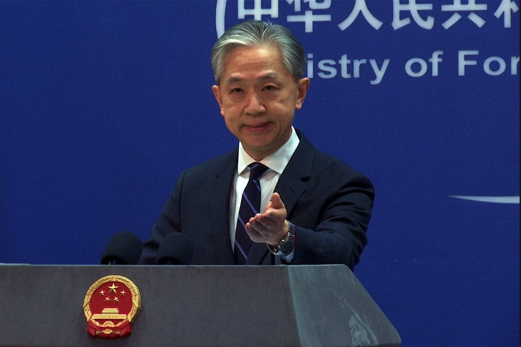 Chinese Foreign Ministry spokesperson Wang Wenbin says the Philippine side engaged in an “intrusion without permission” concerning the Second Thomas Shoal. Photo: AP Chinese Foreign Ministry spokesperson Wang Wenbin says the Philippine side engaged in an “intrusion without permission” concerning the Second Thomas Shoal. Photo: AP