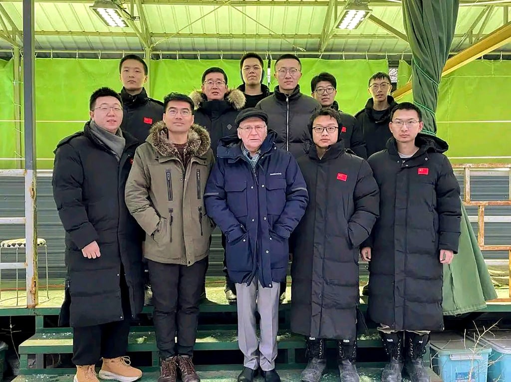 Yuriy Semenov in a photo posted with Chinese media reports since deleted from the web. Photo: Handout Yuriy Semenov in a photo posted with Chinese media reports since deleted from the web. Photo: Handout