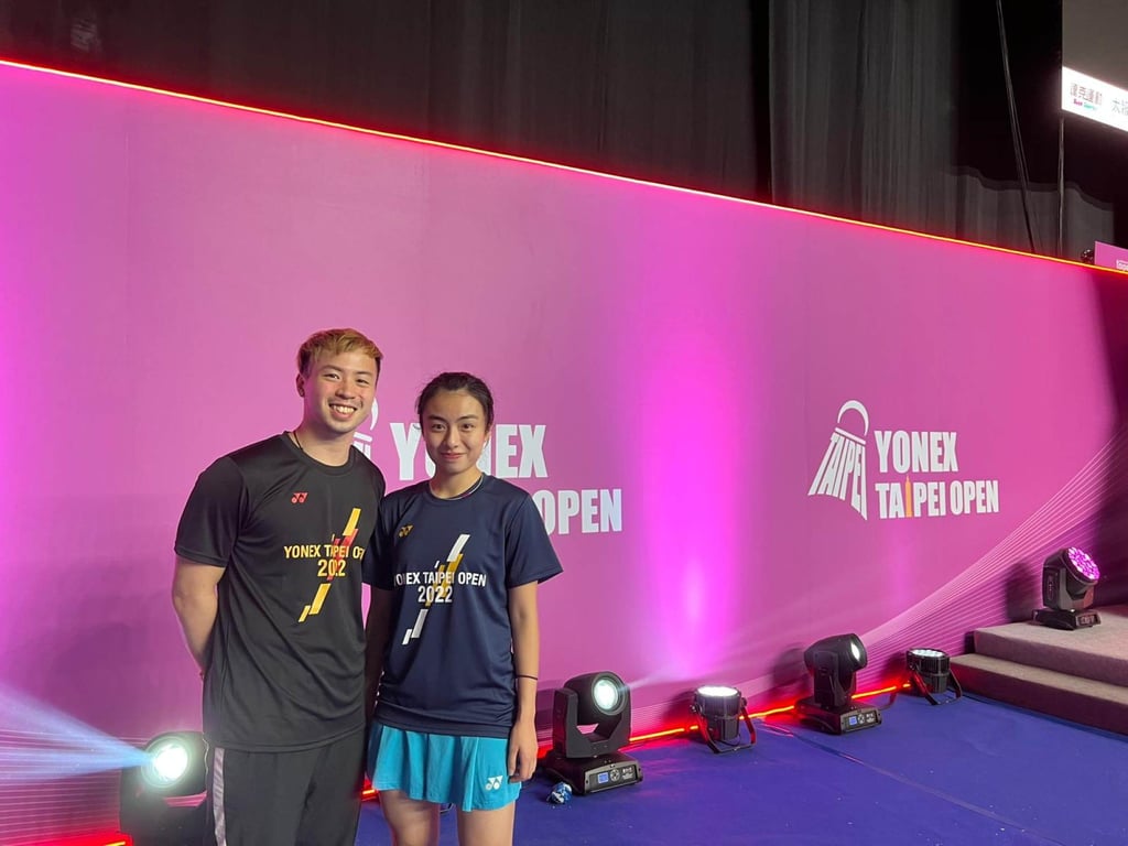 Reginald Lee and Yoyo Ng gave Hong Kong a winning start in Doha. Photo: Handout Reginald Lee and Yoyo Ng gave Hong Kong a winning start in Doha. Photo: Handout